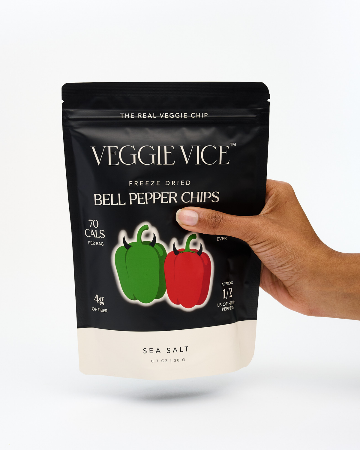 Bell Pepper Chips - Sea Salt - $6.99 / Bag