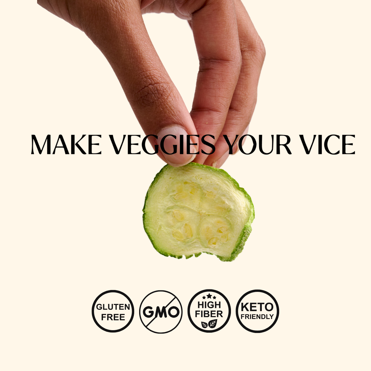 Zucchini Chips - Sea Salt - 4 Pack